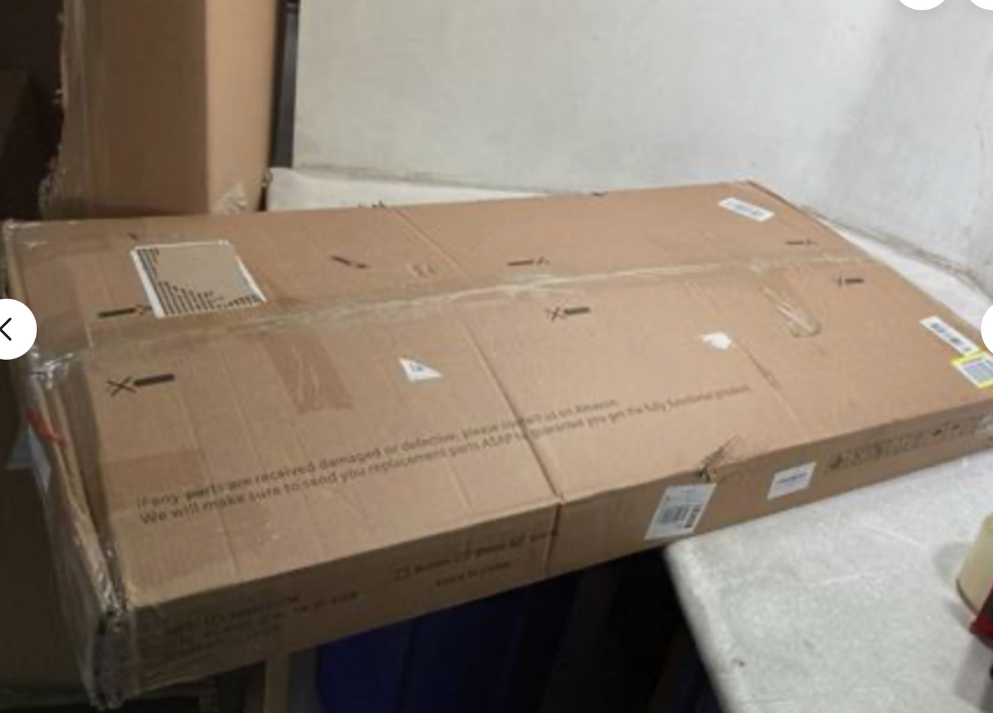 Lufeiya White L Shaped Computer Desk