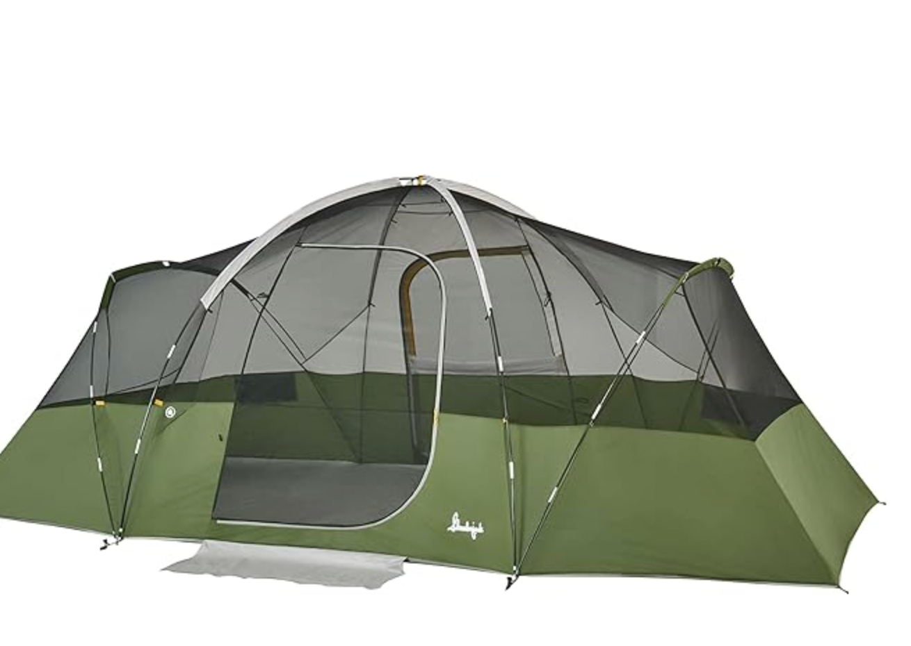 Slumberjack 958850221-WM Aspen Grove 8-Person 2 Room Hybrid Dome Tent