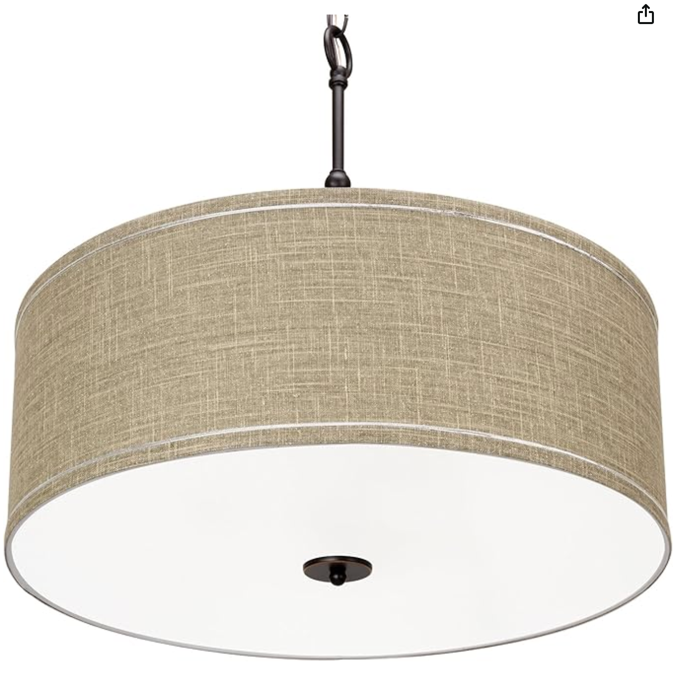 Kira Home Adelade 22" Modern 3-Light Drum Pendant Chandelier