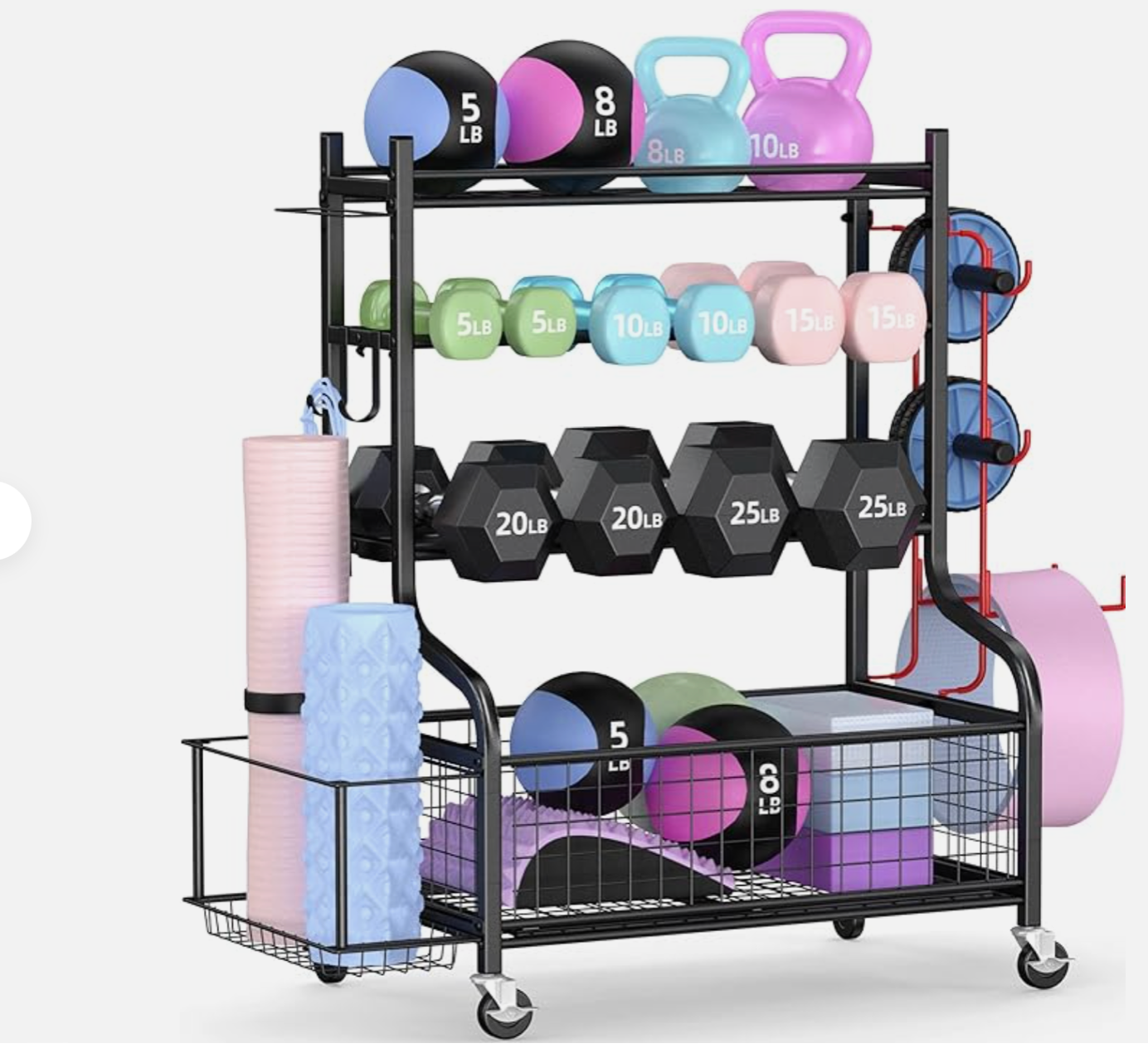 PLKOW Dumbbell Rack, Weight Rack for Dumbbells